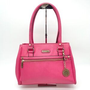 Anne Klein Satchel Shoulder Bag Girly Pink Satchel Y2K Polished Elle Coquette